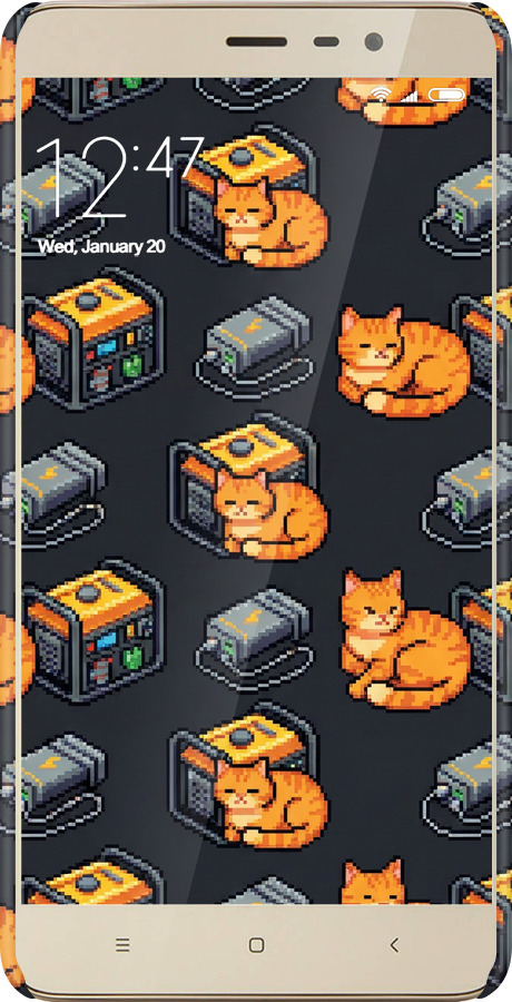 3D пластиковый матовый чехол Autonomous Zone для Xiaomi Redmi Note 3 - 6771m-95 изображение 