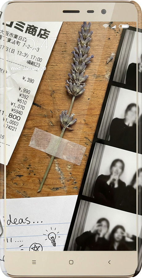 3D пластиковый матовый чехол Aesthetic Scrapbook Collage для Xiaomi Redmi Note 3 - 6773m-95 изображение 