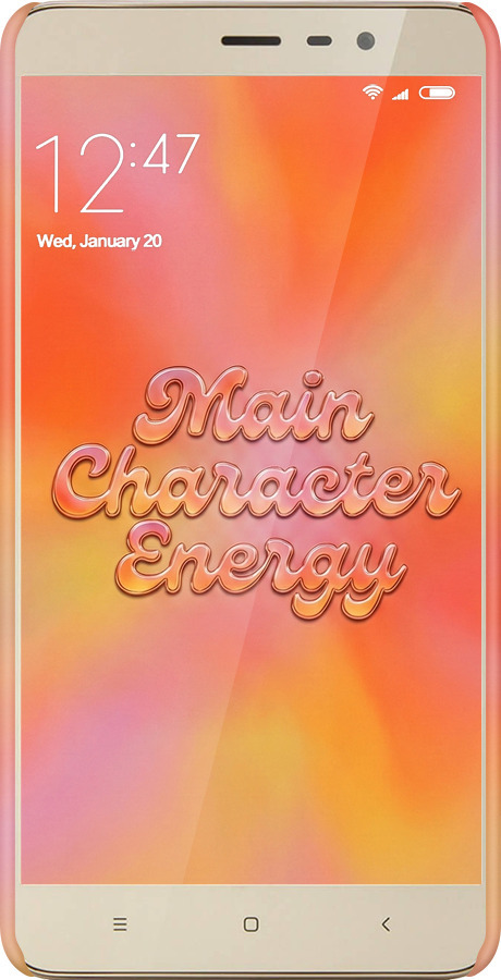 3D пластиковый глянцевый чехол Aura Gradient Main Character Energy Aesthetic Y2K для Xiaomi Redmi Note 3 pro - 6783c-335 изображение 