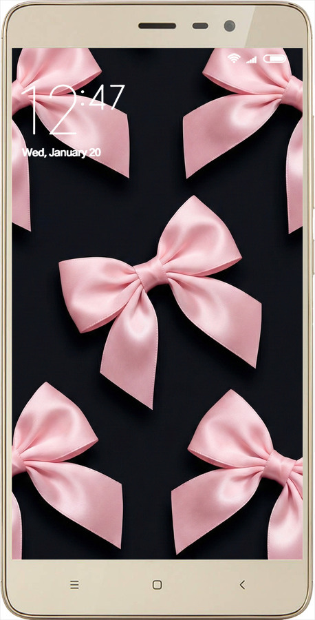 2D пластиковый чехол Coquette Ribbons Dark Coquette для Xiaomi Redmi Note 3 pro - 6767t-335 изображение 