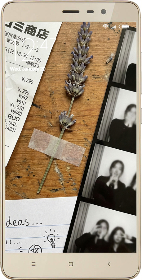 2D пластиковый чехол Aesthetic Scrapbook Collage для Xiaomi Redmi Note 3 pro - 6773t-335 изображение 