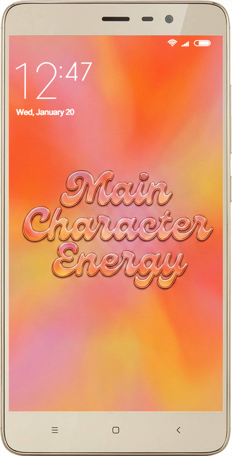 2D пластиковий чехол Aura Gradient Main Character Energy Aesthetic Y2K для Xiaomi Redmi Note 3 - 6783t-95 изображение 