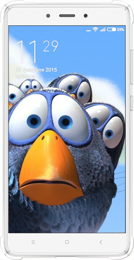 Силикон с усиленными углами чехол Angry Birds для Xiaomi Redmi Note 4 - 6008sp-352 изображение 