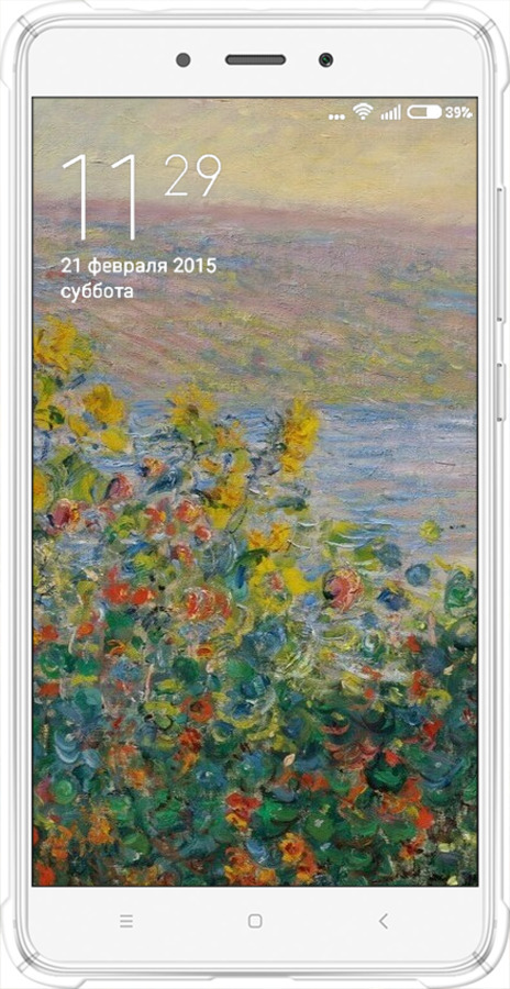 Силикон с усиленными углами чехол Пейзаж для Xiaomi Redmi Note 4 - 6445sp-352 изображение 