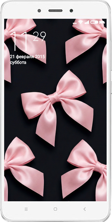 2D пластиковый чехол Coquette Ribbons Dark Coquette для Xiaomi Redmi Note 4 - 6767t-352 изображение 