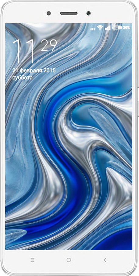 2D пластиковый чехол Liquid Chrome для Xiaomi Redmi Note 4 - 6781t-352 изображение 