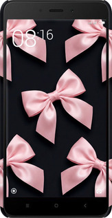 3D пластиковый матовый чехол Coquette Ribbons Dark Coquette для Xiaomi Redmi Note 4X - 6767m-951 изображение 