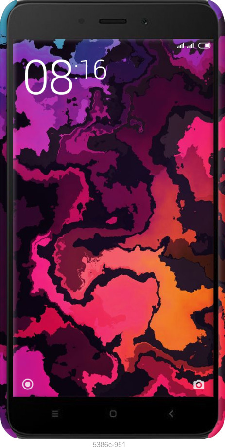 3D пластиковый матовый чехол № 5386 для Xiaomi Redmi Note 4X - 5386m-951 изображение 
