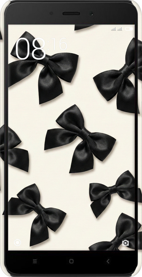 3D пластиковий матовий чехол Dark Coquette для Xiaomi Redmi Note 4X - 6765m-951 изображение 