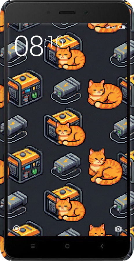 3D пластиковый матовый чехол Autonomous Zone для Xiaomi Redmi Note 4X - 6771m-951 изображение 