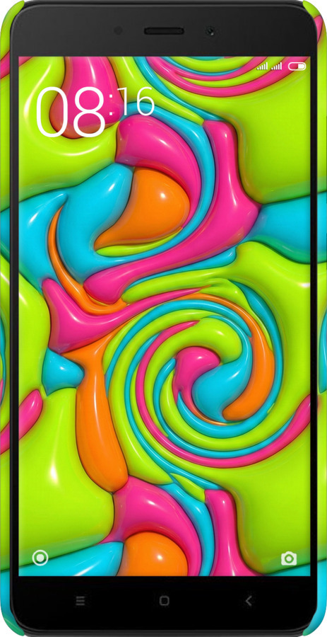 3D пластиковый матовый чехол Y2K Jelly Dream для Xiaomi Redmi Note 4X - 6780m-951 изображение 