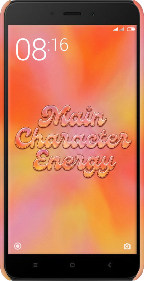 3D пластиковый матовый чехол Aura Gradient Main Character Energy Aesthetic Y2K для Xiaomi Redmi Note 4X - 6783m-951 изображение 