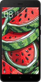 Силіконовий чехол Кавун для Xiaomi Redmi Note 4X - 6315u-951 изображение 