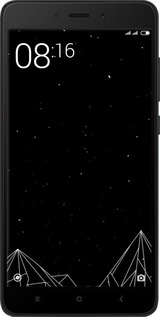Силиконовый чехол Черно белые абстрактные горы для Xiaomi Redmi Note 4X - 6437u-951 изображение 
