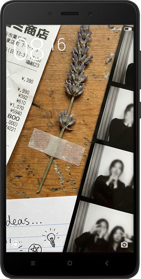 Силиконовый чехол Aesthetic Scrapbook Collage для Xiaomi Redmi Note 4X - 6773u-951 изображение 