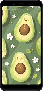 TPU чехол Авокадо для Xiaomi Redmi Note 5 Pro - 6380b-1353 изображение 