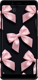 3D пластиковый матовый чехол Coquette Ribbons Dark Coquette для Xiaomi Redmi Note 5 Pro - 6767m-1353 изображение 