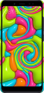 3D пластиковий матовий чехол Y2K Jelly Dream для Xiaomi Redmi Note 5 - 6780m-1516 изображение 