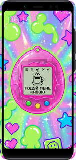 3D пластиковый матовый чехол Y2K Aesthetic Retro Pet: Годуй мене кавою для Xiaomi Redmi Note 5 Pro - 6784m-1353 изображение 