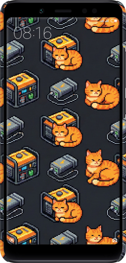 3D пластиковый матовый чехол Autonomous Zone для Xiaomi Redmi Note 5 Pro - 6771m-1353 изображение 