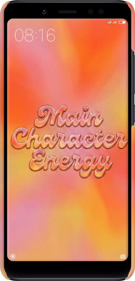 3D пластиковый матовый чехол Aura Gradient Main Character Energy Aesthetic Y2K для Xiaomi Redmi Note 5 Pro - 6783m-1353 изображение 