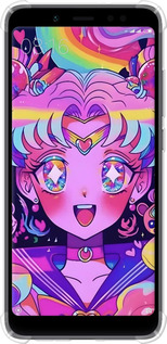 Силіконовий протиударний с посиленими кутами чехол Сейлор Мун 3 для Xiaomi Redmi Note 5 - 6352sp-1516 изображение 