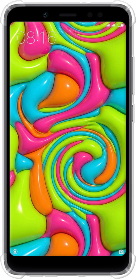 Силіконовий протиударний с посиленими кутами чехол Y2K Jelly Dream для Xiaomi Redmi Note 5 - 6780sp-1516 изображение 