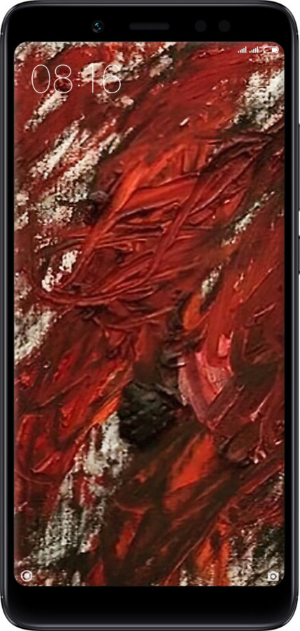 2D пластиковый чехол Абстрактная композиция в красных тонах для Xiaomi Redmi Note 5 Pro - 6541t-1353 изображение 