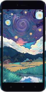 3D пластиковый матовый чехол Креативный арт для Xiaomi Redmi Note 5A - 6322m-1401 изображение 