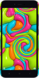 3D пластиковый матовый чехол Y2K Jelly Dream для Xiaomi Redmi Note 5A - 6780m-1401 изображение 