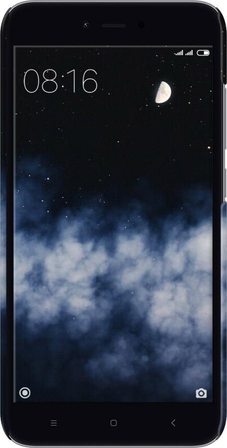 3D пластиковий матовий чехол Нічне небо для Xiaomi Redmi Note 5A - 6450m-1401 изображение 