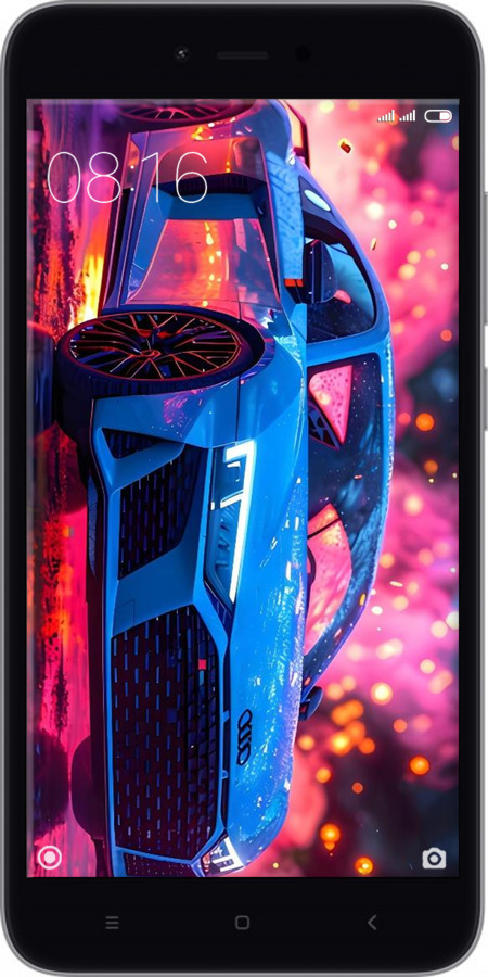 2D пластиковий чехол Ауди для Xiaomi Redmi Note 5A Prime - 6286t-1063 изображение 