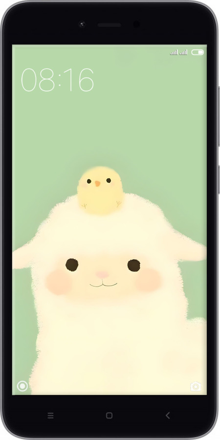2D пластиковий чехол Барашек и ципленок для Xiaomi Redmi Note 5A Prime - 6369t-1063 изображение 