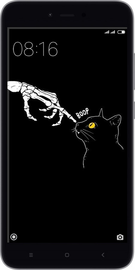 2D пластиковый чехол Кошка для Xiaomi Redmi Note 5A Prime - 6505t-1063 изображение 