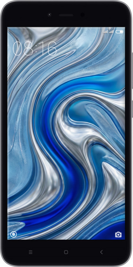 Силіконовий чехол Liquid Chrome для Xiaomi Redmi Note 5A Prime - 6781u-1063 изображение 