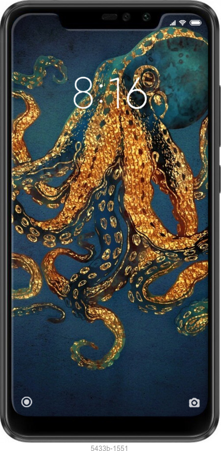 TPU чехол № 5433 для Xiaomi Redmi Note 6 Pro - 5433b-1551 изображение 