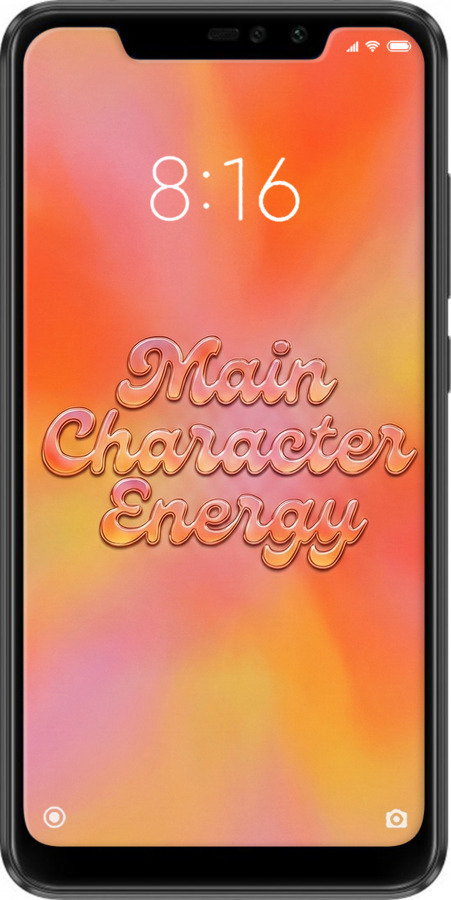TPU чехол Aura Gradient Main Character Energy Aesthetic Y2K для Xiaomi Redmi Note 6 Pro - 6783b-1551 изображение 