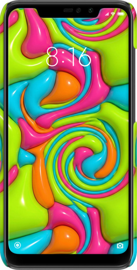 3D пластиковий матовий чехол Y2K Jelly Dream для Xiaomi Redmi Note 6 Pro - 6780m-1551 изображение 