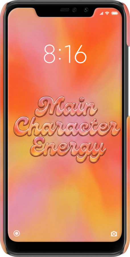 3D пластиковий матовий чехол Aura Gradient Main Character Energy Aesthetic Y2K для Xiaomi Redmi Note 6 Pro - 6783m-1551 изображение 