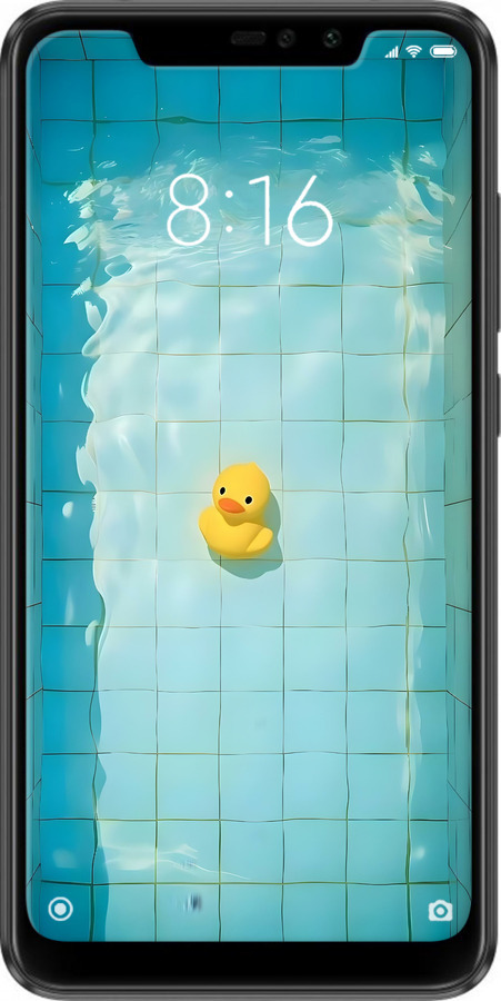 2D пластиковый чехол Утенок для Xiaomi Redmi Note 6 Pro - 6323t-1551 изображение 