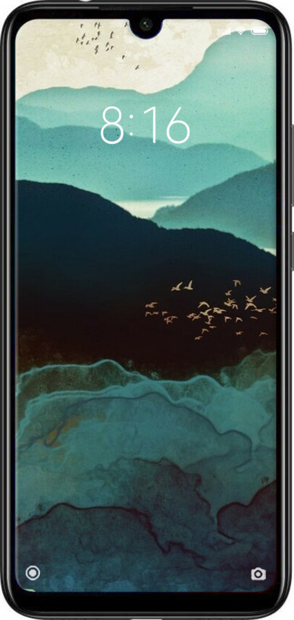 TPU чехол С изображением гор Индиго для Xiaomi Redmi Note 7 - 6484b-1639 изображение 