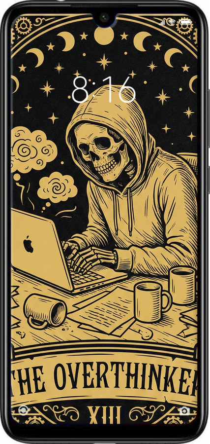 TPU чехол The Overthinker для Xiaomi Redmi Note 7 - 6774b-1639 изображение 