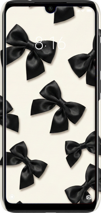 3D пластиковый матовый чехол Dark Coquette для Xiaomi Redmi Note 7 - 6765m-1639 изображение 