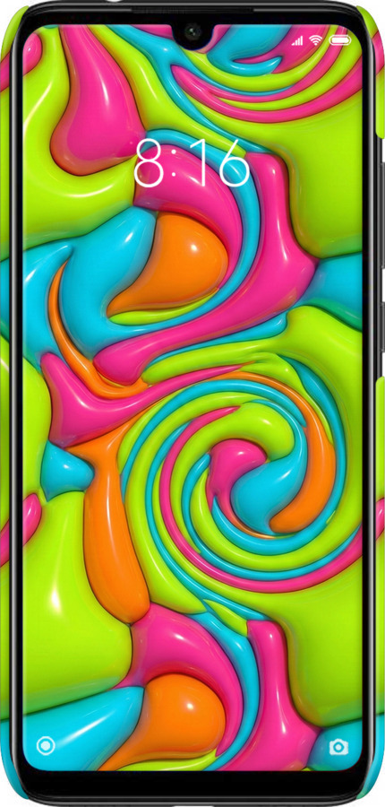 3D пластиковый матовый чехол Y2K Jelly Dream для Xiaomi Redmi Note 7 - 6780m-1639 изображение 