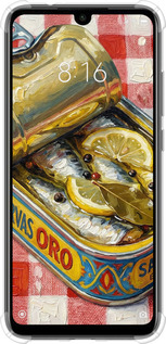 Силикон с усиленными углами чехол Vintage Sardine Tin Phone для Xiaomi Redmi Note 7 - 6772sp-1639 изображение 