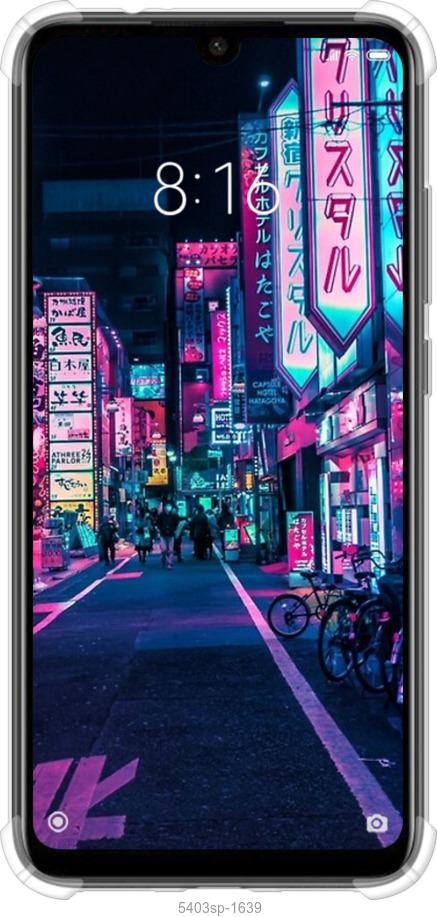 Силикон с усиленными углами чехол № 5403 для Xiaomi Redmi Note 7 - 5403sp-1639 изображение 
