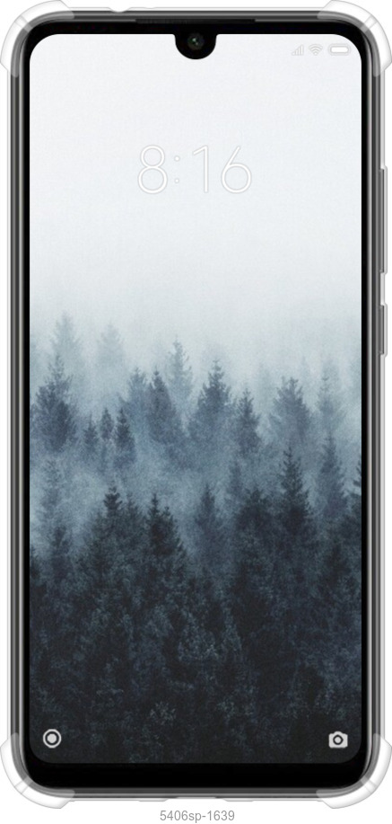 Силикон с усиленными углами чехол № 5406 для Xiaomi Redmi Note 7 - 5406sp-1639 изображение 
