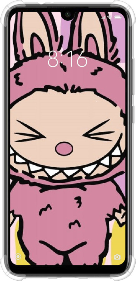 Силіконовий протиударний с посиленими кутами чехол № 6737 для Xiaomi Redmi Note 7 - 6737sp-1639 изображение 