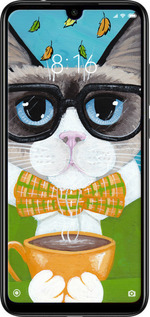 Силиконовый чехол Cat&Coffee для Xiaomi Redmi Note 7 - 4053u-1639 изображение 