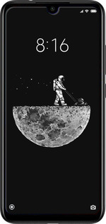 Силиконовый чехол Moon in dark для Xiaomi Redmi Note 7 - 4176u-1639 изображение 